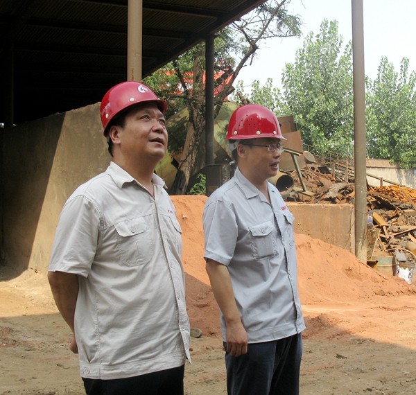 (8)2017年8月3日,集團(tuán)公司常務(wù)副總經(jīng)理周為民來公司視察_副本